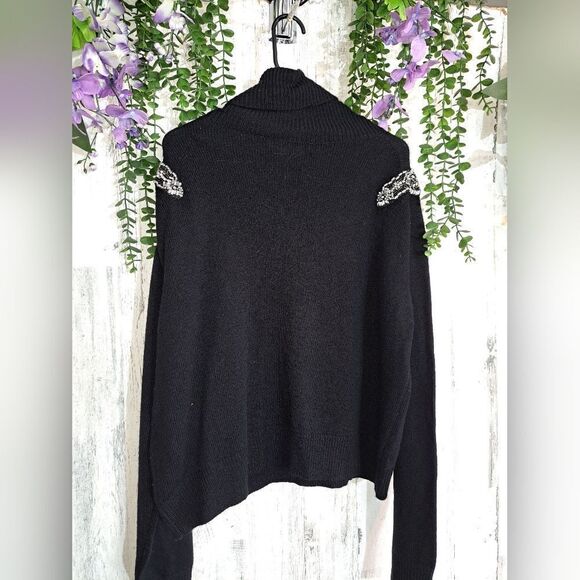 NWT The Kooples Knit and Jewels Sweater - Picture 5 of 10